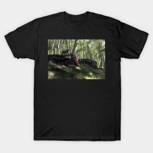 Girl escape in the woods T-Shirt